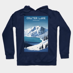 Crater Lake National Park Travel Poster Hoodie